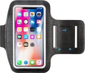 Telefoonhouder arm zwart - hardlopen - Sport - Hardloop - armband telefoon - iPhone - Samsung - Oppo - Huawei
