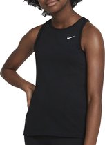 Nike Pro Tanktop  Sporttop - Maat 140  - Meisjes - Zwart/Wit  M-140/152