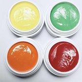RSB – plastiline 3D gel set 1  – geel – oranje – rood – groen