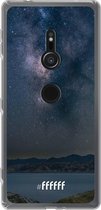 6F hoesje - geschikt voor Sony Xperia XZ2 -  Transparant TPU Case - Landscape Milky Way #ffffff