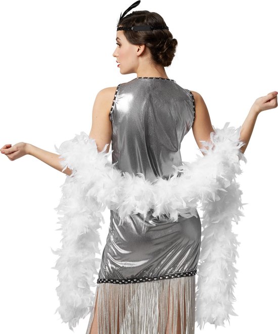 Anemoon vis Verlichting Aanpassing dressforfun - Pluizige verenboa wit - verkleedkleding kostuum halloween  verkleden... | bol.com