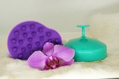 DoVu - Haarverzorging - Borstel - Kleur Groen - Hoofd Huid Massage - Haargroei - Shampoo Borstel - Hoofd Huid Borstel - Haar Borstel