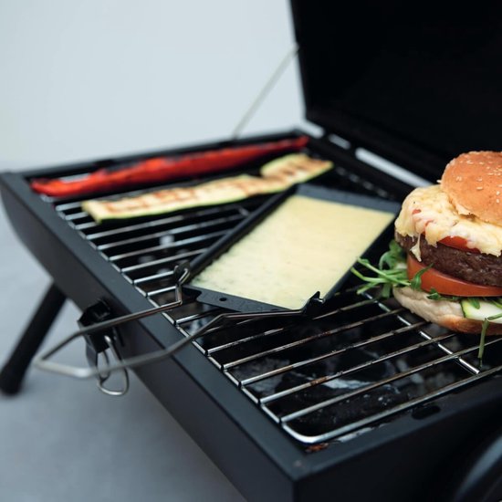 Boska Cheese Barbeclette® - voor BBQ - Kaaspannetje met Spatel - Zwart - 175x85 mm — afbeelding 5