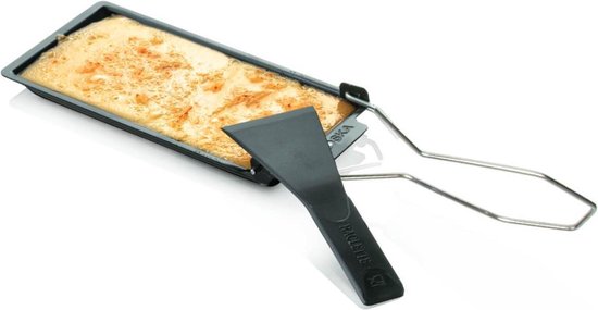 Boska Cheese Barbeclette® - voor BBQ - Kaaspannetje met Spatel - Zwart - 175x85 mm — afbeelding 4