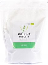 Big Food Bio Spirulina tabletten - Voordelige 1kg small bulk verpakking