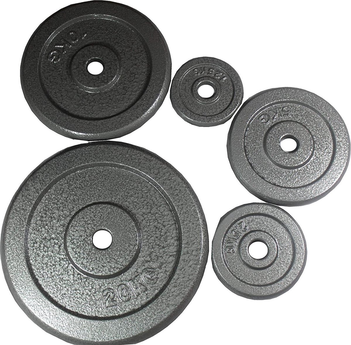 Halterschijf 30 mm - Focus Fitness Hamerton - 15 kg - Gietijzer