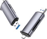 USB-C en USB-A kaartlezer - USB 3.0 5Gbps - USB-C OTG-functie