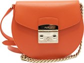 Furla Metropolis Mini Crossbody Round Dames Crossbodytas - Orange
