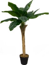 Kunstplant Banaan 110 cm - Namaak Bananenboom - Decoratieve Groene Nep Plant Banaan 110 cm