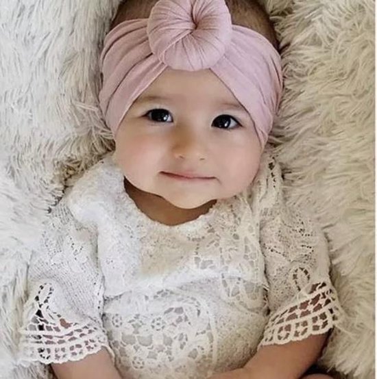 Lot de 3 bandeaux pour bébé en coton élastique imprimé floral donut boule  nouée Turban Accessoires pour cheveux pour bébés filles nouveau-nés  nourrissons tout-petits (SMD 01) : : Mode