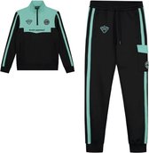 Black Bananas Sprint Tracksuit - L - Zwart/Mint