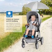reer ShineSafe Parasol voor kinderwagen, universeel bruikbaar, draai- en kantelbaar,