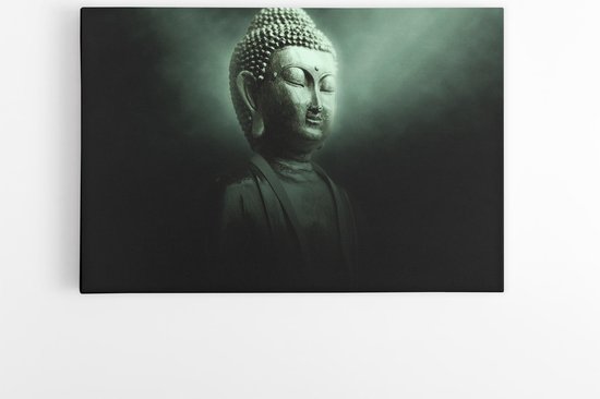 Schilderij, Foto op Canvas, Gautama Boeddha - Canvas Schilderij - MINUSTO | Formaat: (90x60cm)