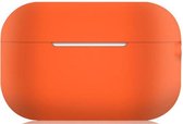 Airpods Pro Hoesje Siliconen Case - Oranje - Airpod hoesje geschikt voor Apple AirPods Pro