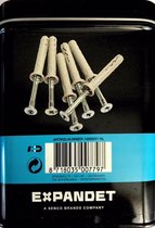 Expandet Spijkerplug Nylon 8x60mm (50st.)(bij aankoop van 2 stuks de derde gratis)