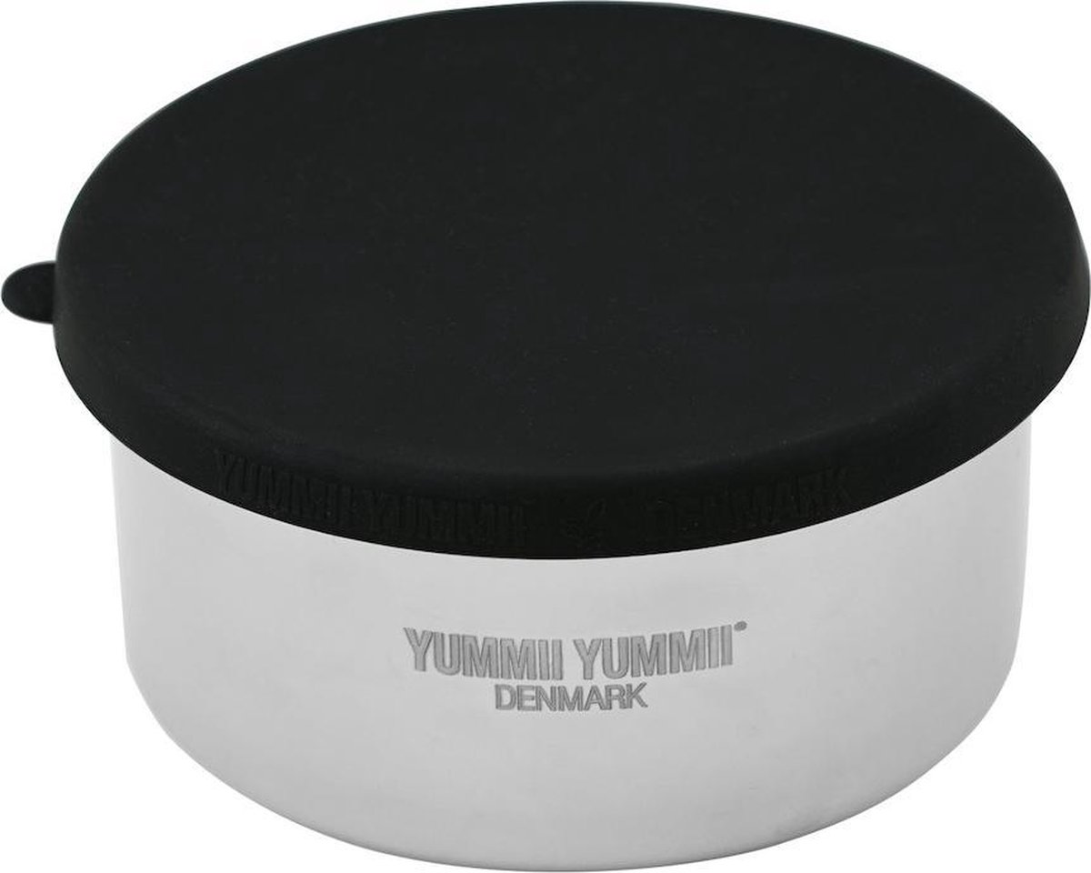 Yummii Yummii - Bento Container - Rond - Large 700ml - RVS - Stainless Steel