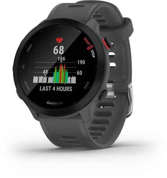 Garmin Forerunner 55 - Sporthorloge met GPS Tracker - Geschikt voor Hardlopen - 42mm - Monterra Grey