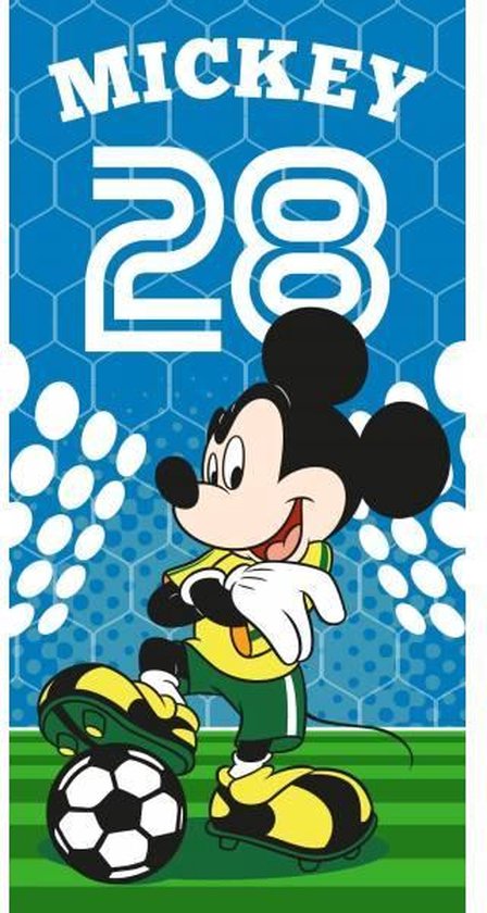 Mickey Mouse strandlaken - 70 x 140 cm. - Disney handdoek - sneldrogend