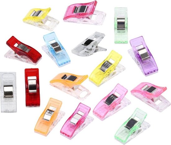 Wonderclips - knijpertjes - quilt - vervanging voor spelden - hobby - 50 stuks - naaien - quilting clips