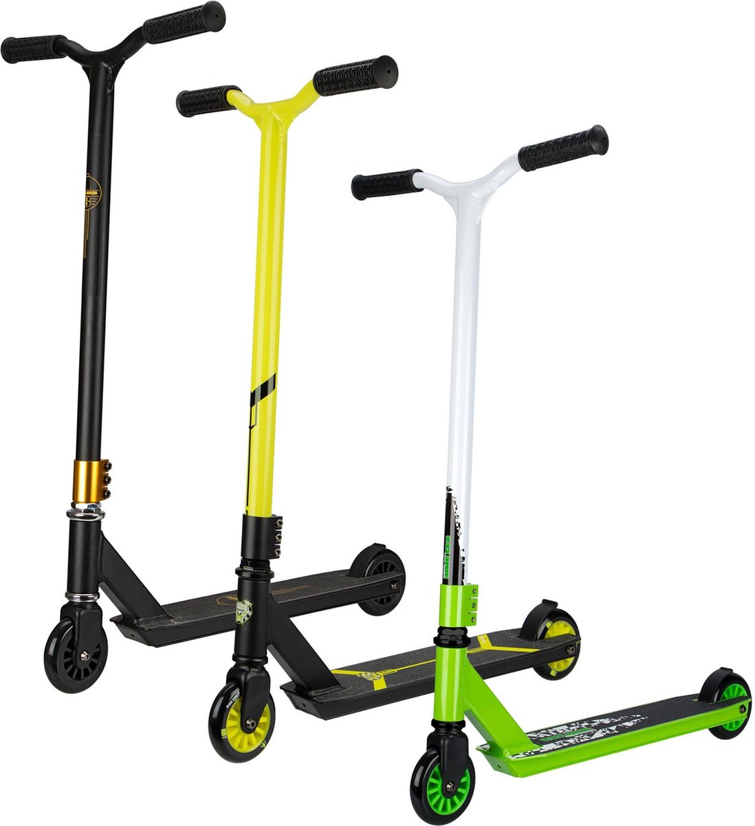 Black Dragon Stuntstep - Vert Racer - Zwart/Fluorgeel - Step - 100KG — afbeelding 10