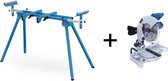 Hyundai Afkortzaag met- universeel - laserfunctie - 1100W - Ø210 x Ø30mm - Opvouwbare Stalen Onderstel
