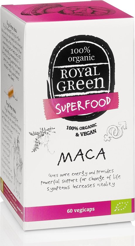 Biologische Maca (60 veggie caps) - Royal Green - NL-BIO-01