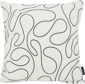 Lines Abstract Kussenhoes | Outdoor / Buiten | Katoen / Polyester | 45 x 45 cm