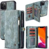 Caseme -  Apple iPhone 11 Pro - Vintage Portemonnee Hoesje - Blauw