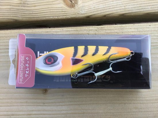 Glider jerkbait  - kunstaas roofvis - hengelsport - vissen - geel