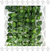 EPIN | Decoratieve Hangplant | Kunstplant Slinger | Klimop Decoratie | Nep Planten | 2 M