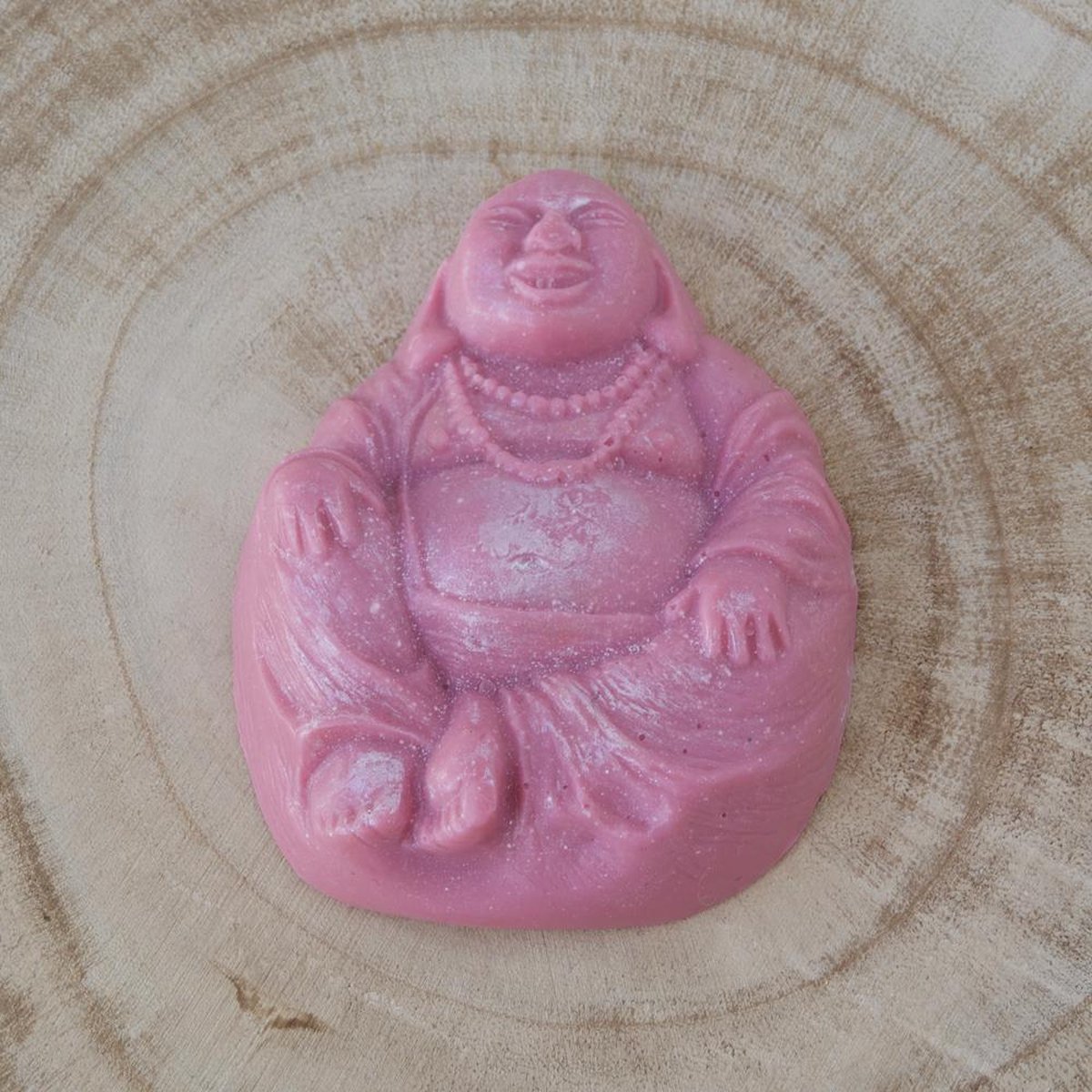 Kaylenn oud roze Buddha zeep - handgemaakt - vegan - blokzeep