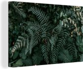 Toile feuilles vertes 2cm 140x90 cm - Tirage photo sur toile (Décoration murale salon / chambre) / Peintures Fleurs sur toile