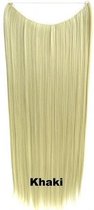 Wire hair extensions straight Khaki
