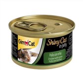 Gimcat ShinyCat - Kipfilet met Gras - 24x70gr - Kattenvoer