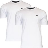Donnay T-shirt - 2 Pack - Sportshirt - Heren - Maat S - Wit