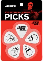 D'Addario Joe Satriani White Plectrum 10-pack Medium 0.70 mm