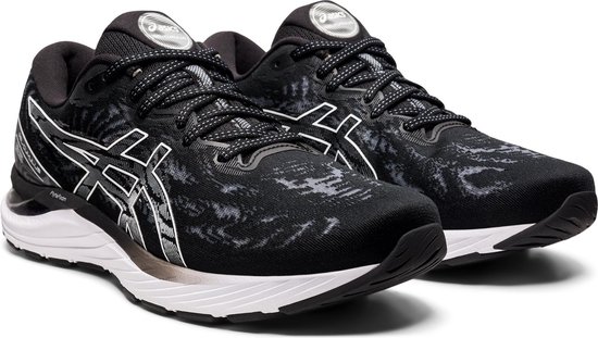 Asics Asics Gel-Cumulus 23 Sportschoenen - Maat 42.5 - Mannen - zwart - wit  | bol.com