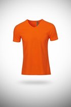 Classic V T-shirt Piqué Orange
