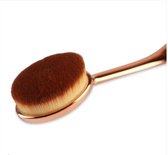 ESTEL'LA oval foundation brush | foundation kwast |foundation brush | ESTEL'LA  professionele kwast | Make up kwast | Ovaal | Zachte borstel