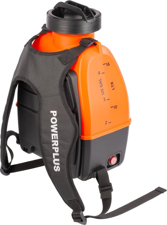Dual Power Drukspuit op accu POWDPG80460 - 20 V Druksproeier met 6 bar druk en 90 l/hour debiet, 16 L capaciteit, zonder accu en lader, 4 spuitmonden inbegrepen, tuingereedschap van Merkloos	 — afbeelding 4