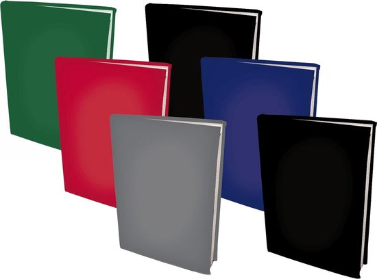Jongens pakket - Rekbare boekenkaften voor A4 boeken met harde kaft - 6 stuks