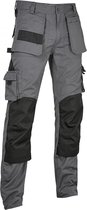 Pantalon de travail 4Work Alicante avec poches à outils gris noir homme