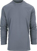 101 INC - Tactical t-shirt Quick Dry long sleeve (kleur: Wolf Grey / maat: XXXL)