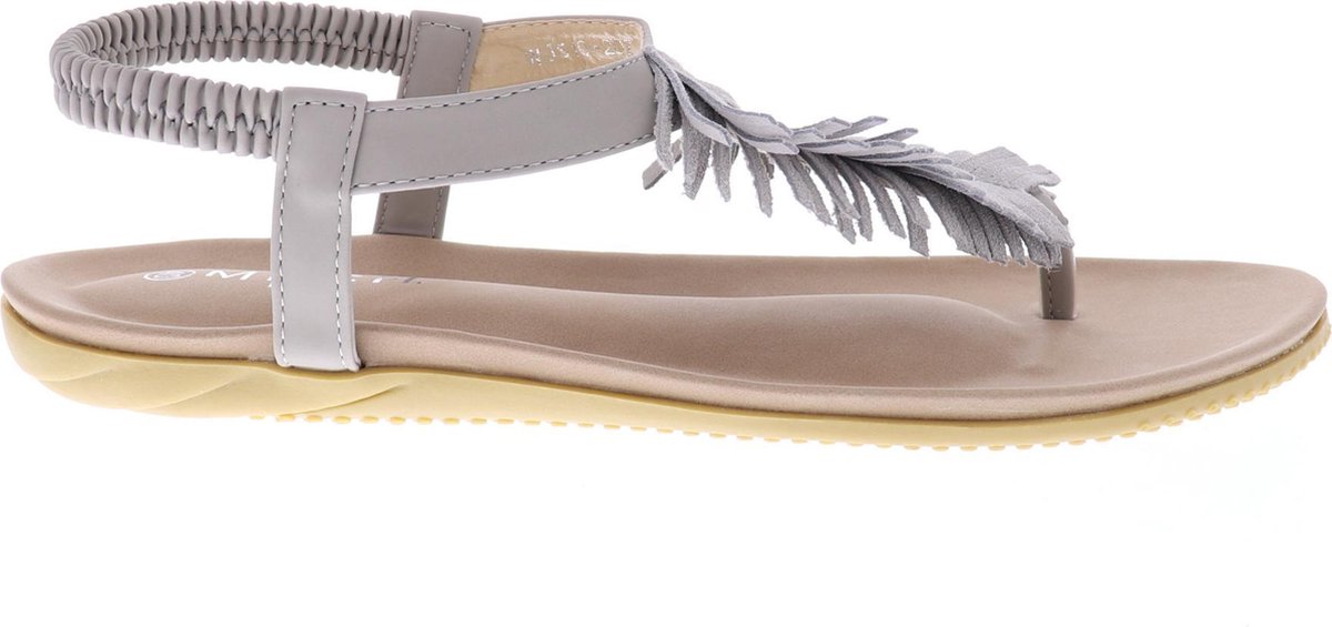 MRCH. Label Sil Dames Sandalen - Taupe - Maat 41