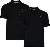 2-Pack Donnay Polo - Sportpolo - Heren - Black (020) - maat XXL