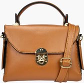 Fashionfanatics® Linz Crossbodytas Bruin - Draaisluiting - Dames