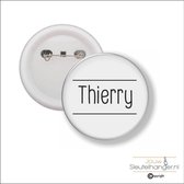 Button Met Speld 58 MM - Thierry