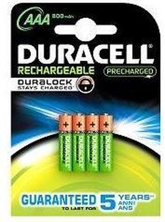 Duracell Rechargeable AAA 900mAh batterijen 4 stuks bol