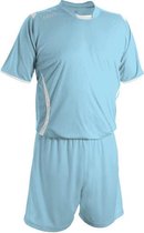 Voetbaltenue kinderen (Voetbalshirt Levante inclusief voetbalbroek en voetbalkousen.) in de kleur sky - wit. Maat: XXS (140-152)