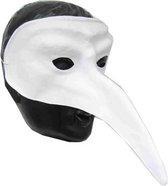 2x snavel masker wit halloween Venetië Venetiaans De Kraaien pestdokter
